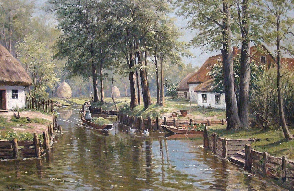 View into the Spreewald by Bruno Moras