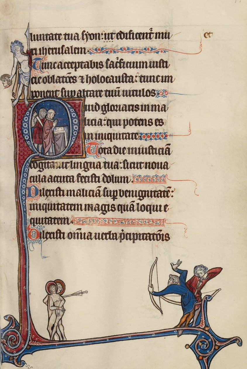 Initial Q: A Priest Stabbed by a Soldier by Bute Master