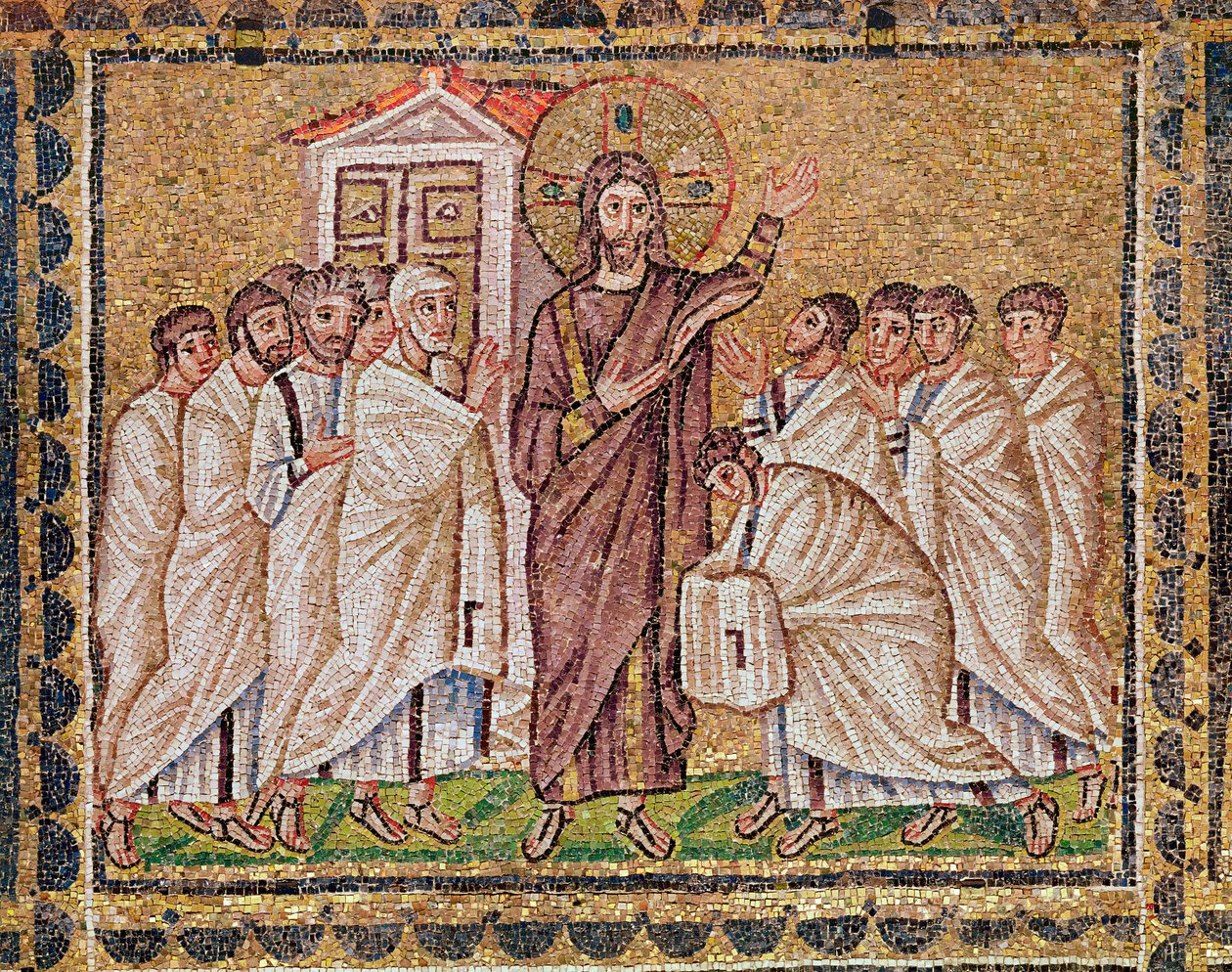 The Incredulity of St. Thomas, from Scenes from the Life of Christ by Byzantine School