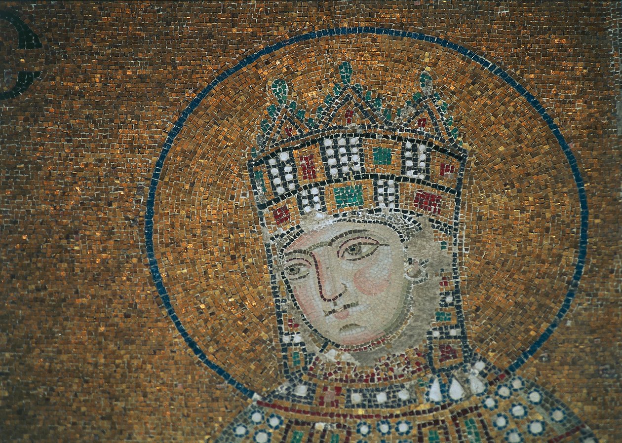 Empress Zoe in Hagia Sophia by Byzantine