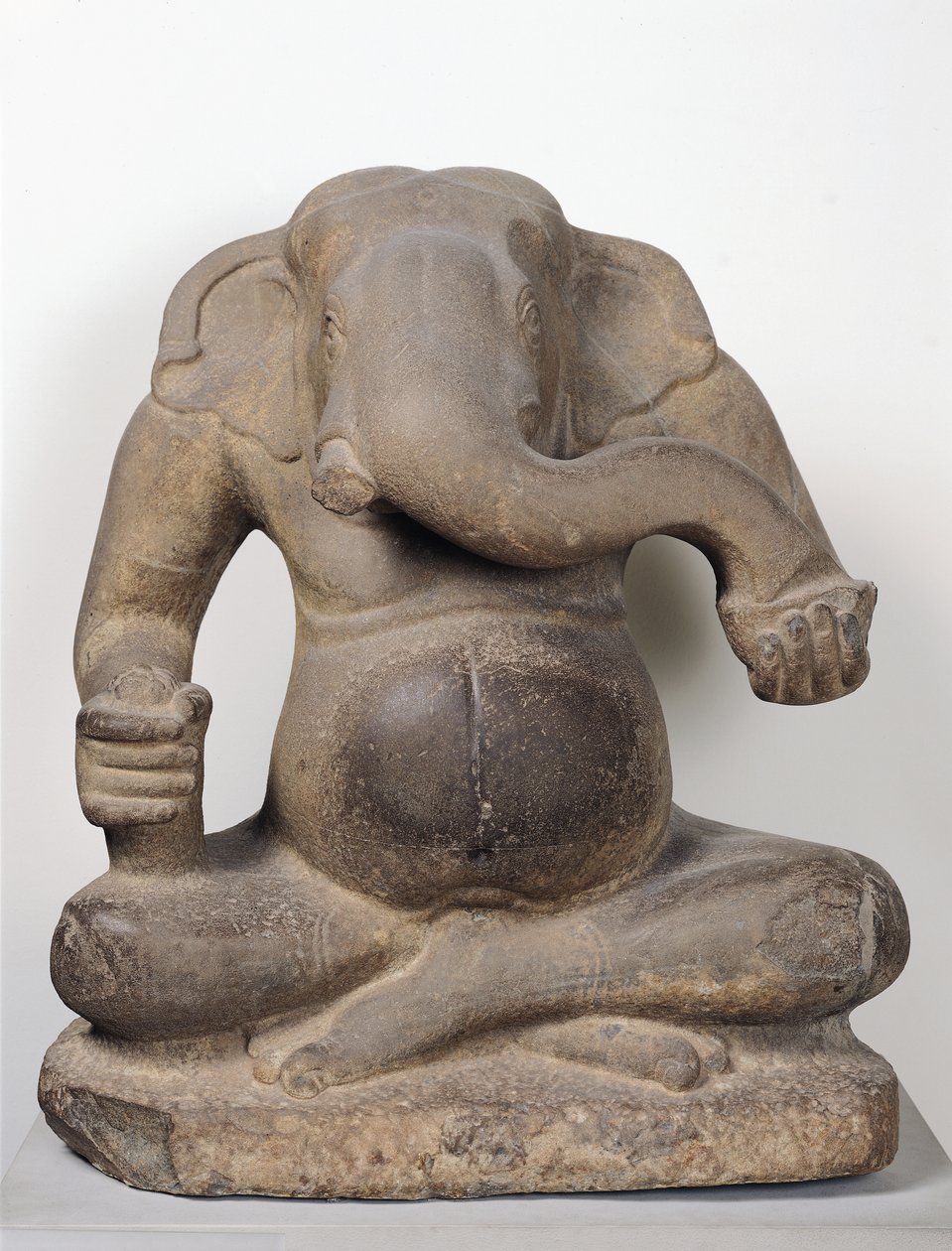 Ganesh, from Tuol Pheak Kin, Kandal Province, 7th-8th century by Cambodian School