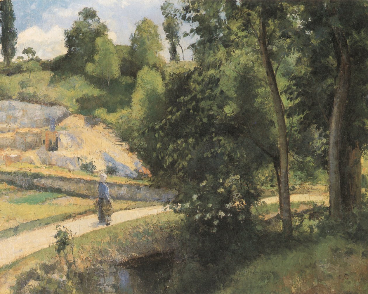 The Quarry, Pontoise by Camille Jacob Pissarro