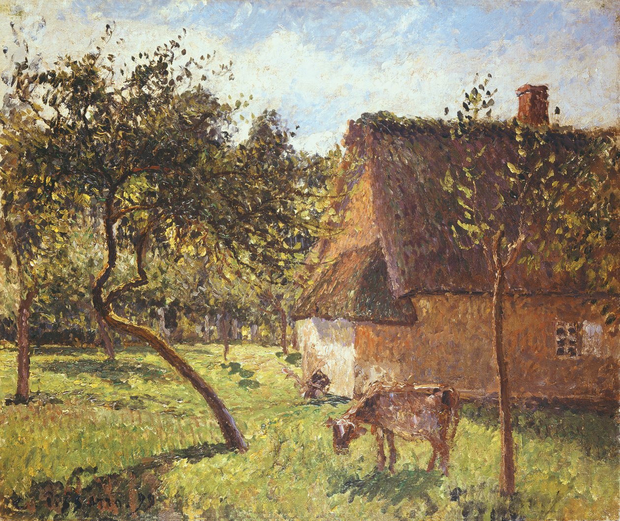 Field at Varengeville, 1899 by Camille Jacob Pissarro