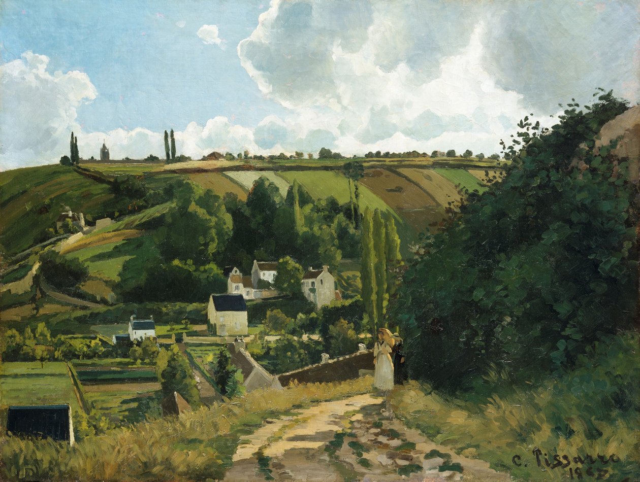 Jalais Hill at Pontoise by Camille Jacob Pissarro