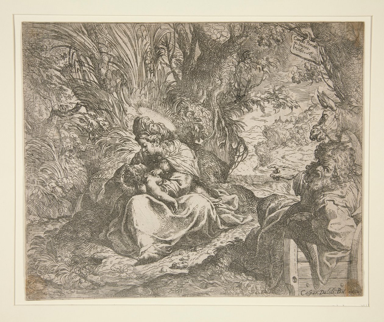 Rest on the Flight into Egypt by Camillo Procaccini