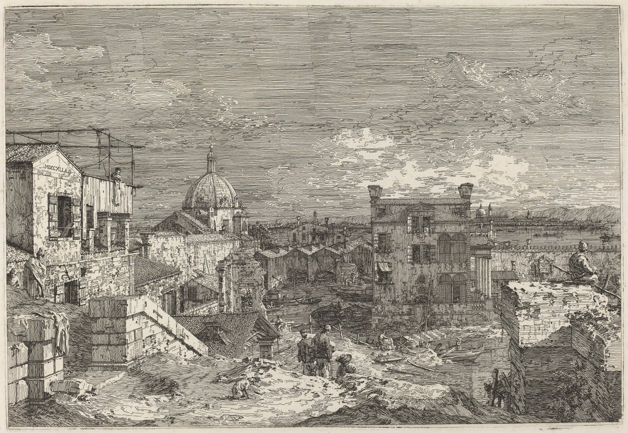 Imaginary View of Venice by Canaletto