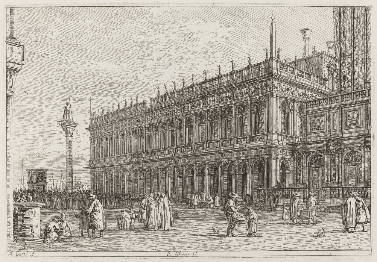 The Library. V. [upper left] by Canaletto