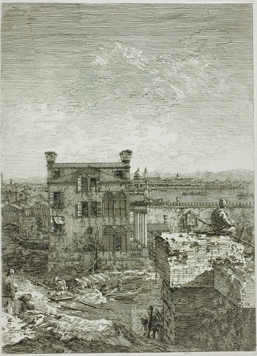 The House with the Peristyle, from Vedute by Canaletto