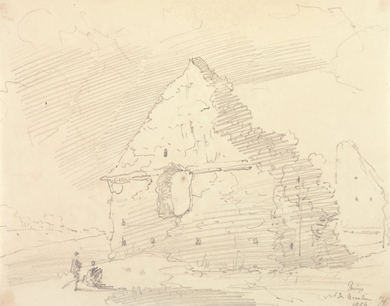 Ruins in Beaulieu by Capt. Thomas Hastings