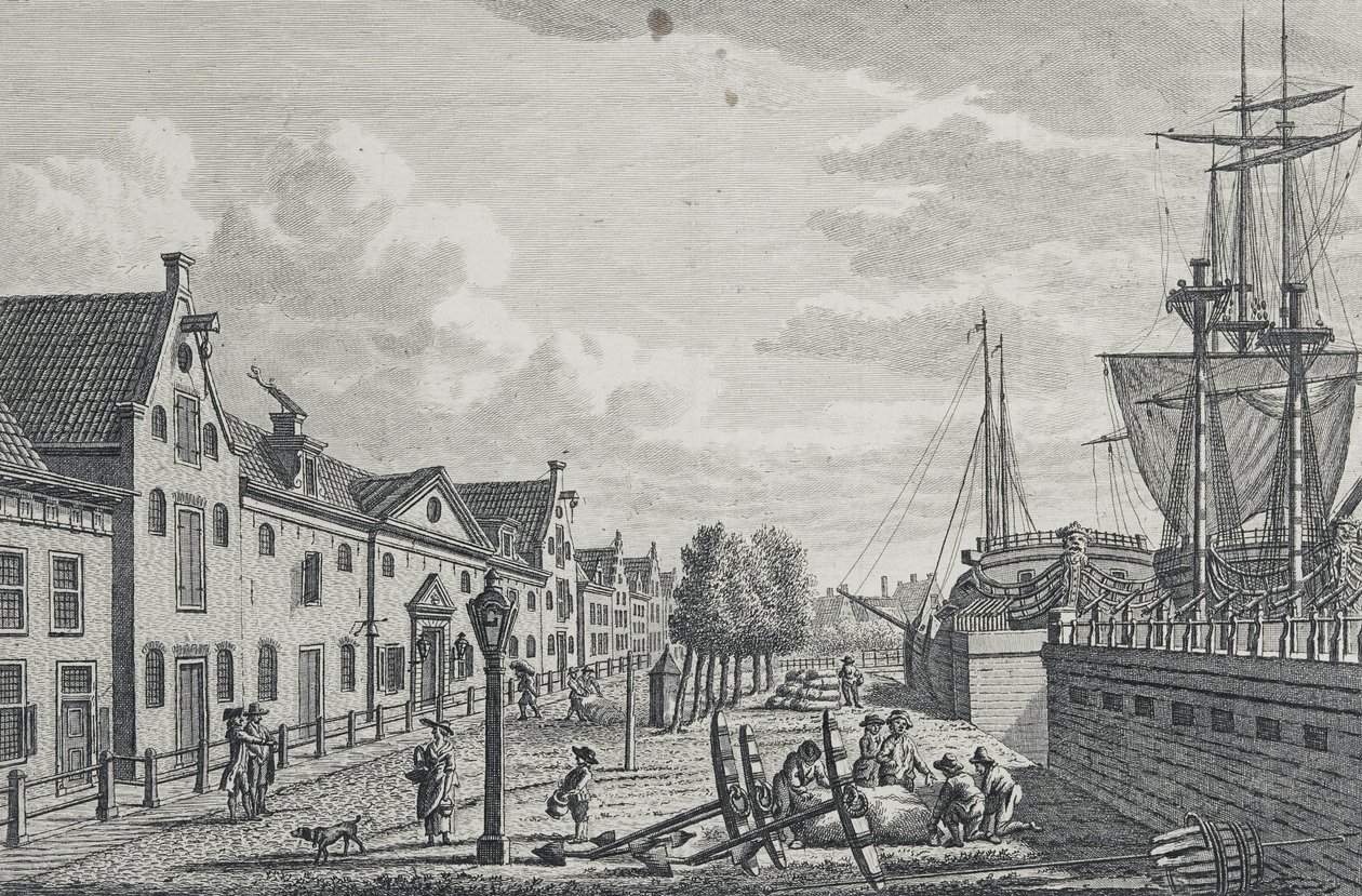 The Admiralty in Harlingen by Carel Frederik Bendorp and Jan Bulthuis