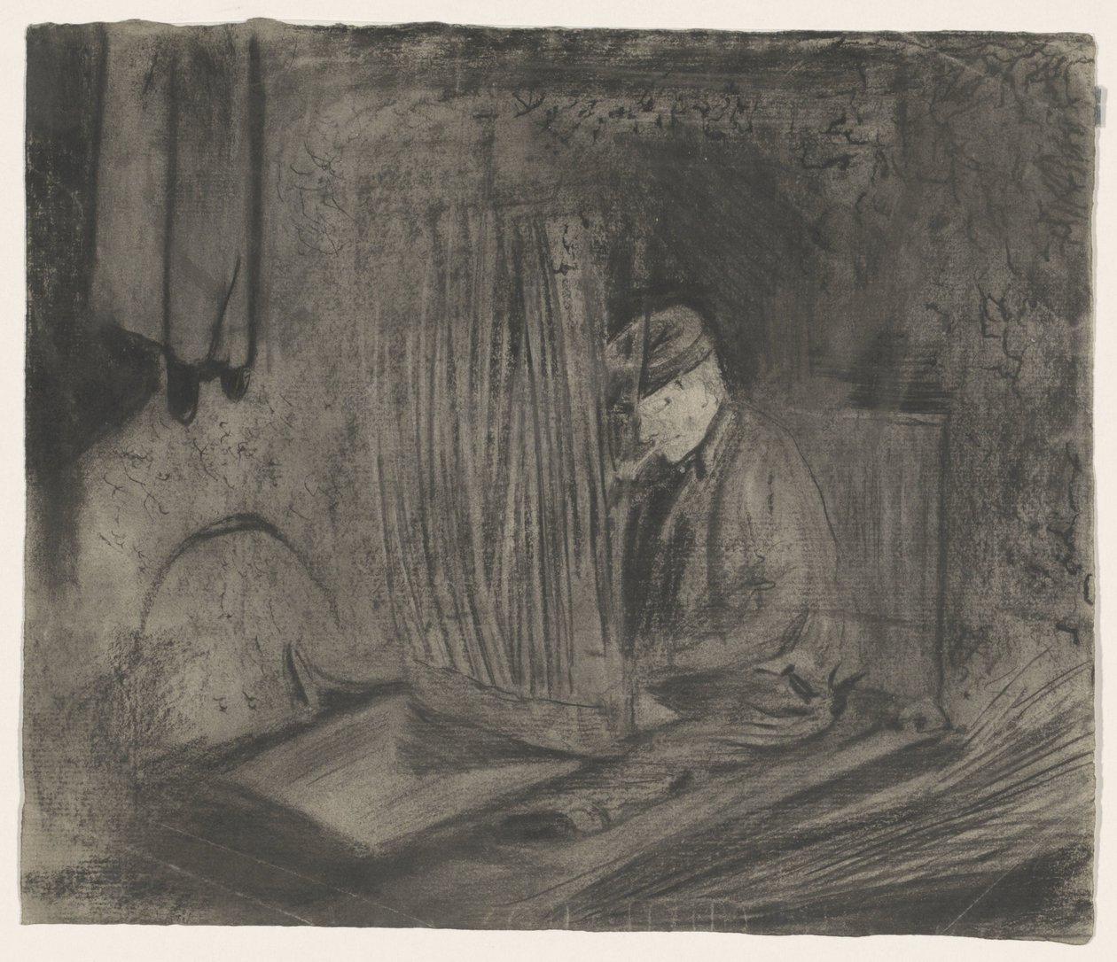 Basket Maker by Carel Adolph Lion Cachet