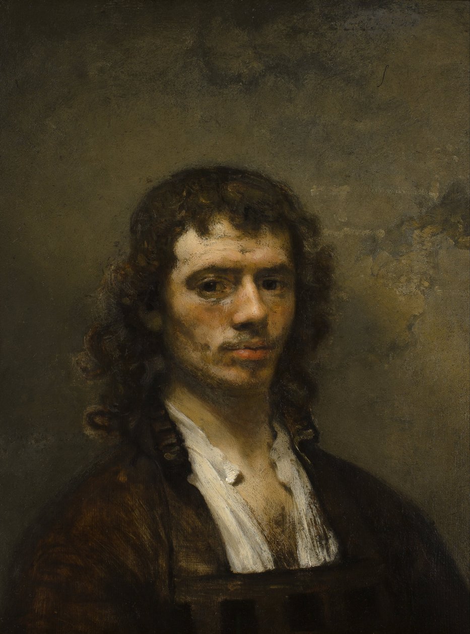 Self-portrait, c.1645 by Carel Fabritius