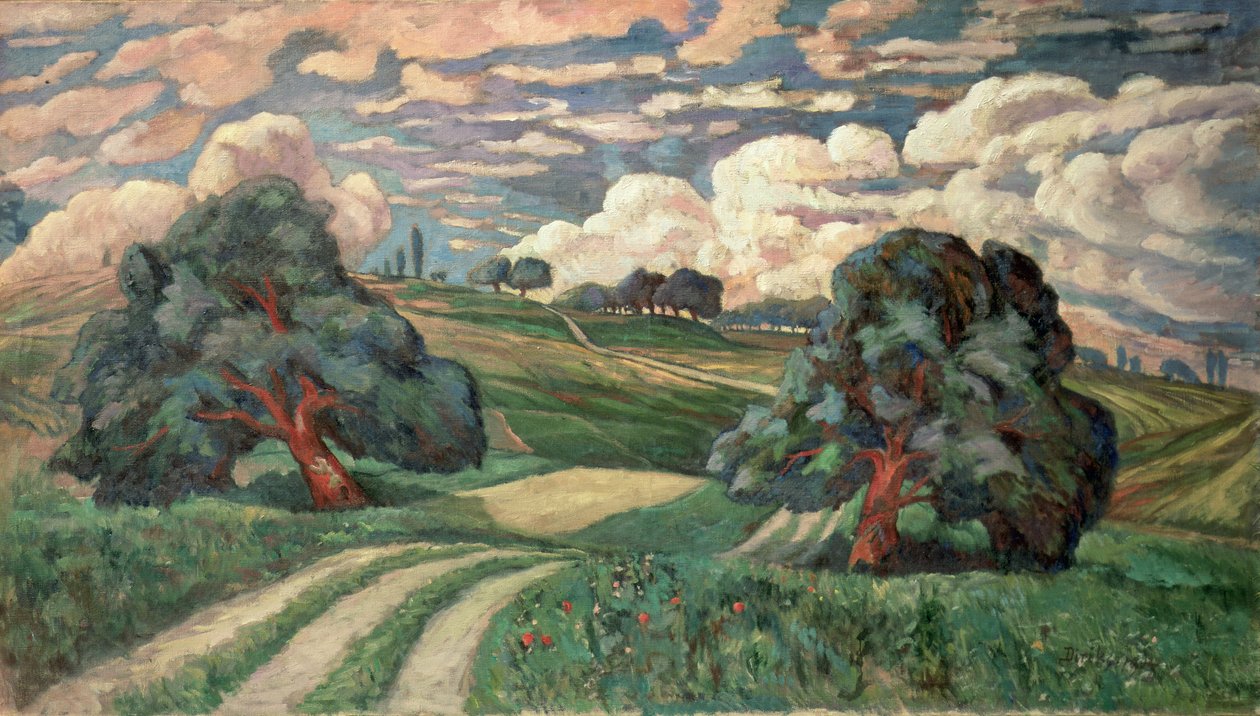 Fauve Landscape by Carl Edvard Diriks