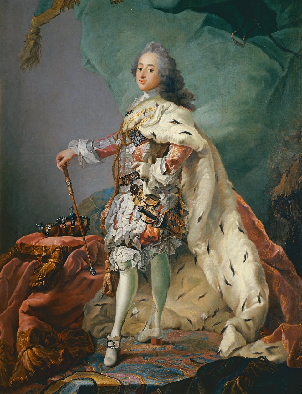 Portrait of Frederick V by Carl Gustaf Pilo