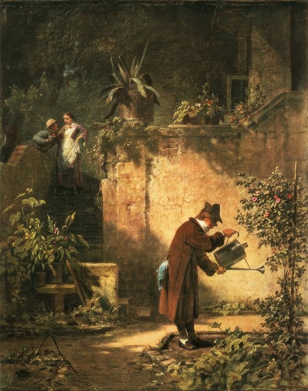 The Garden Friend by Carl Spitzweg