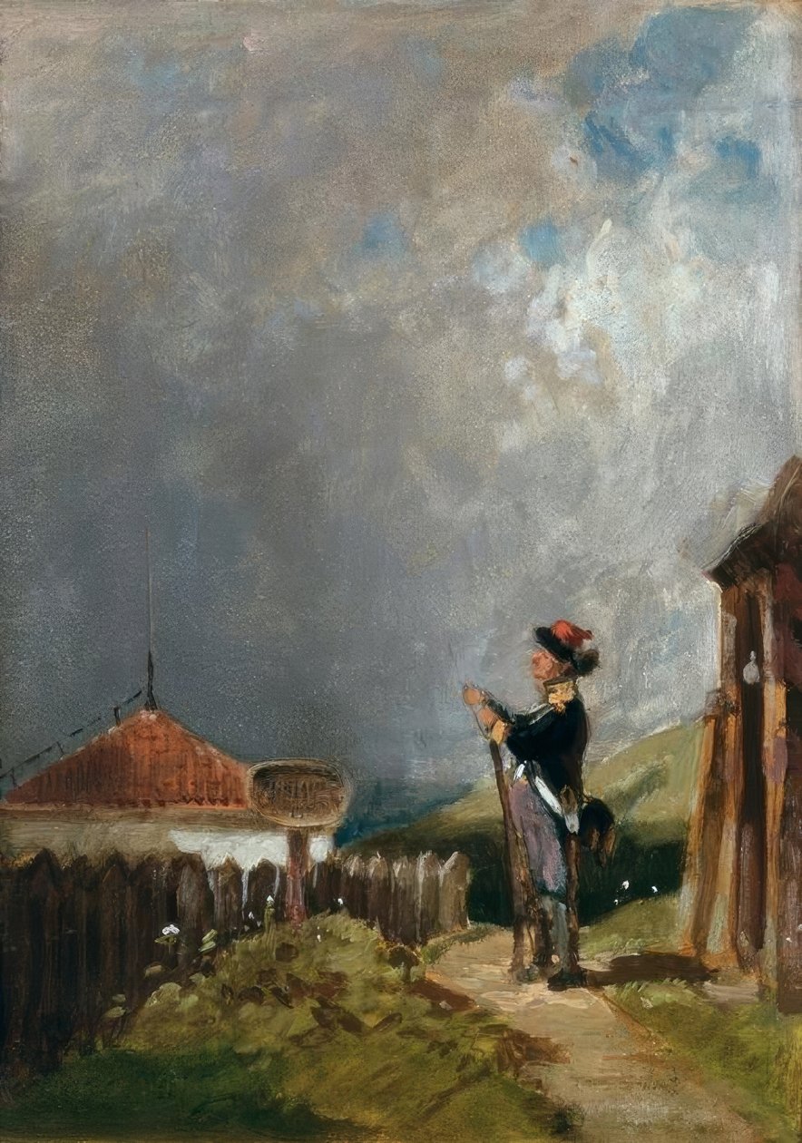 The Sentry by Carl Spitzweg