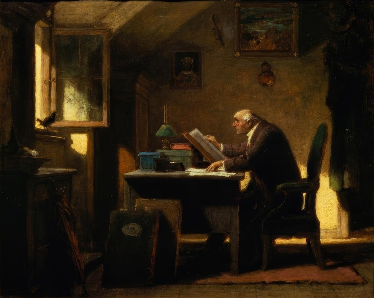 A Visit by Carl Spitzweg