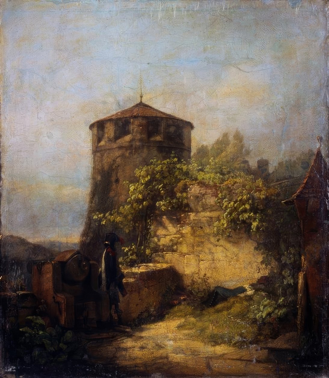Sleeping Sentry by Carl Spitzweg