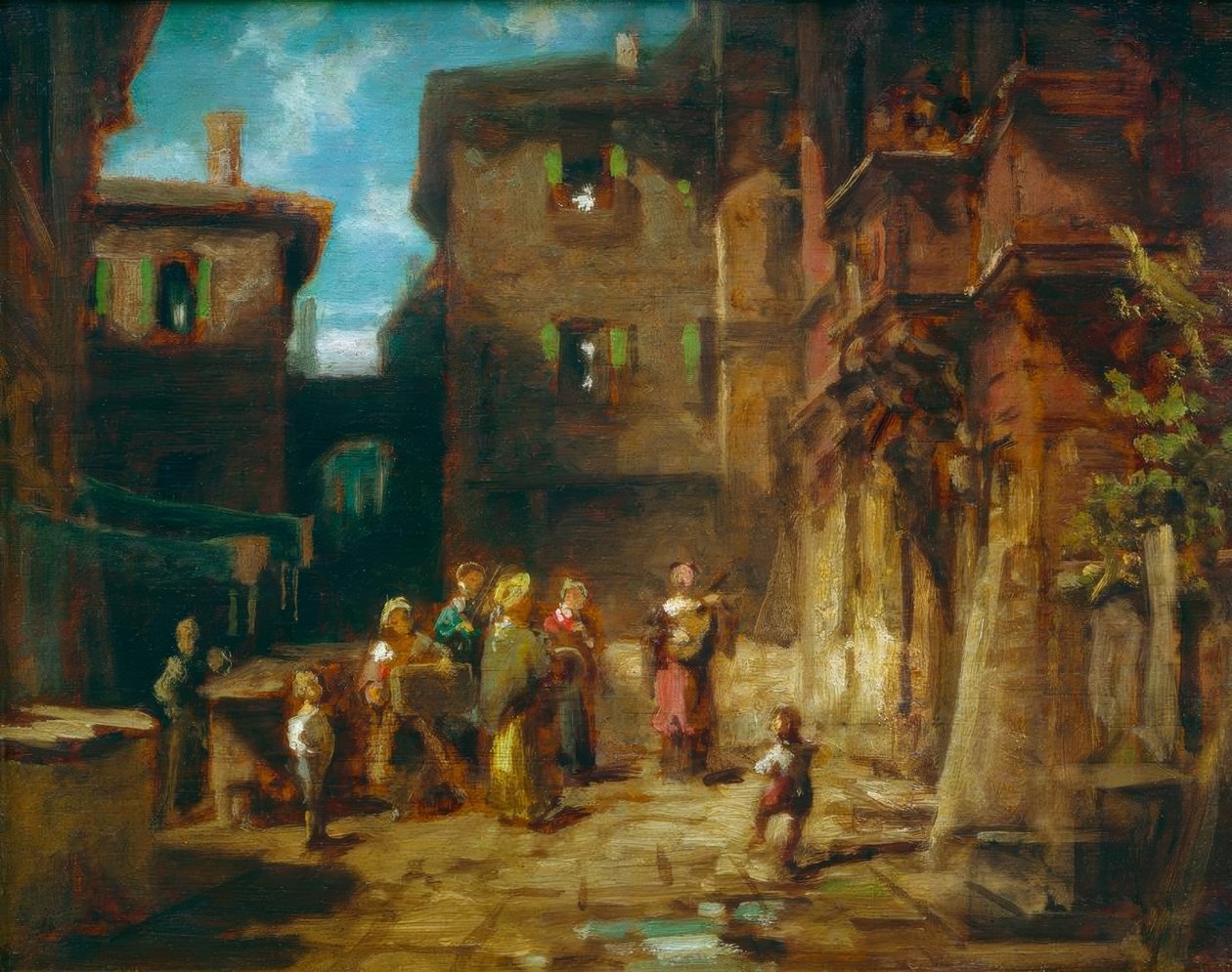 Street Musicians by Carl Spitzweg