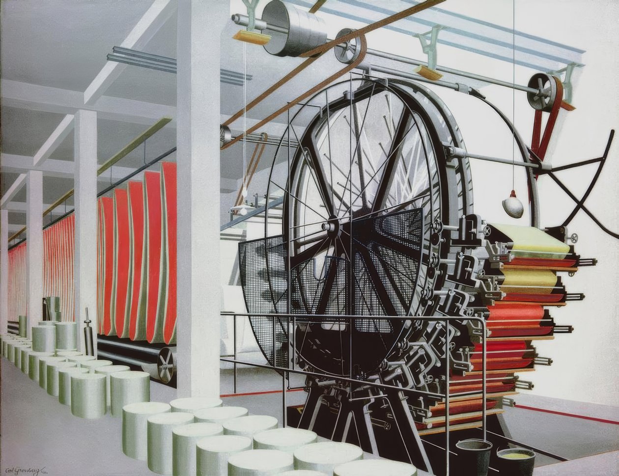 Paper Machine by Carl Grossberg