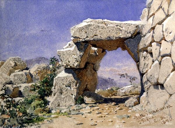 Porta Saracinesa a Signe by Carl Haag