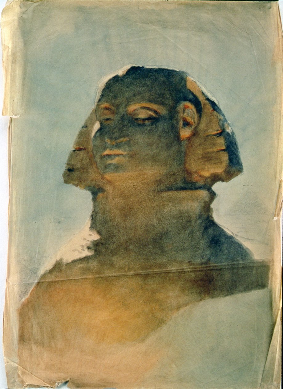 Sphinx at Giza by Carl Haag