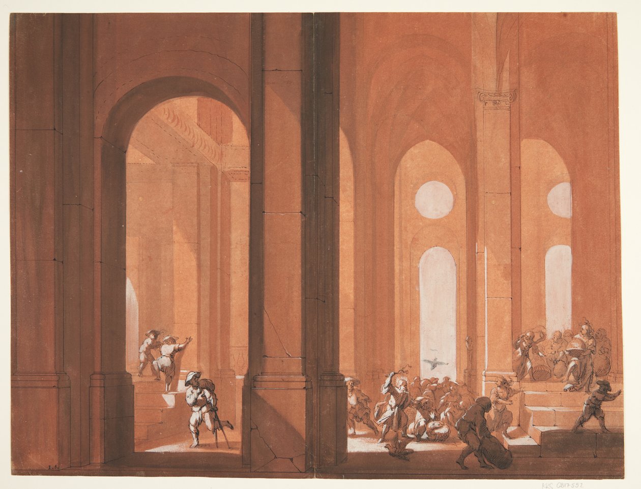 Christ Drives the Merchants from the Temple by Carl Krick