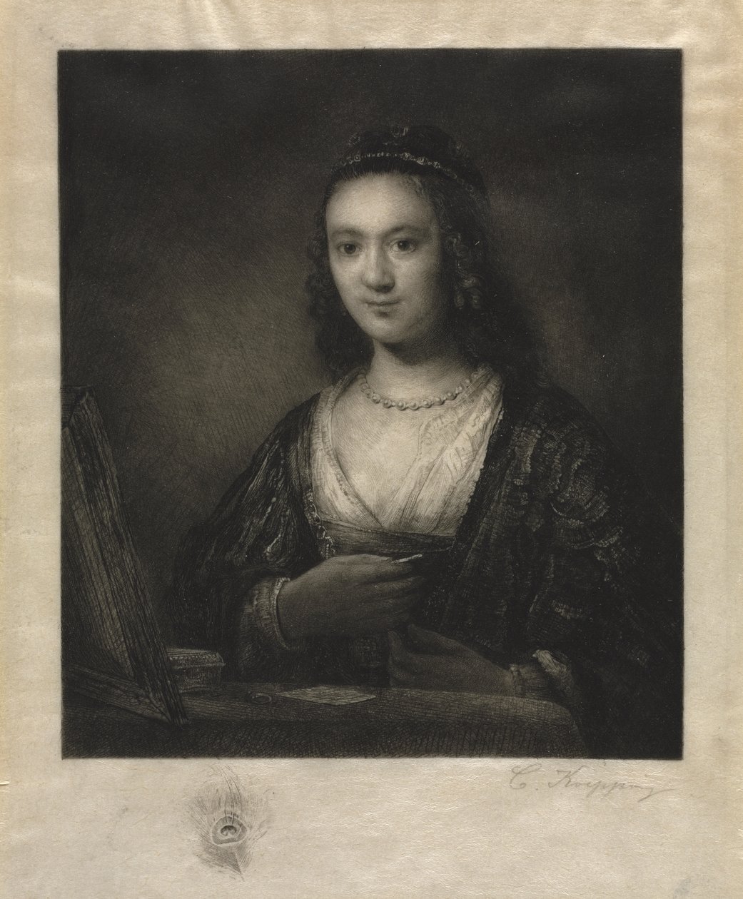 Portrait of a Woman by Carl Köpping