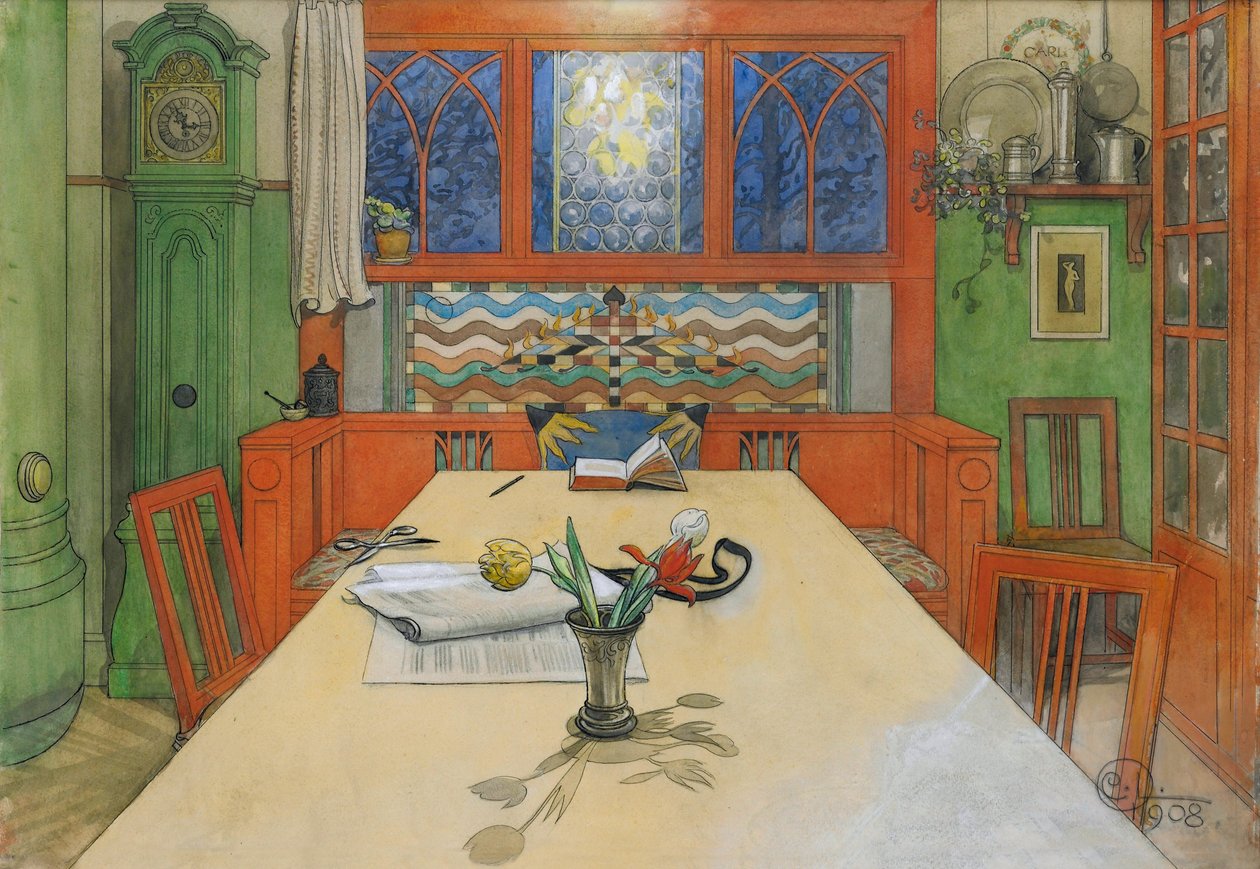 Day is Done, Good Night! by Carl Larsson