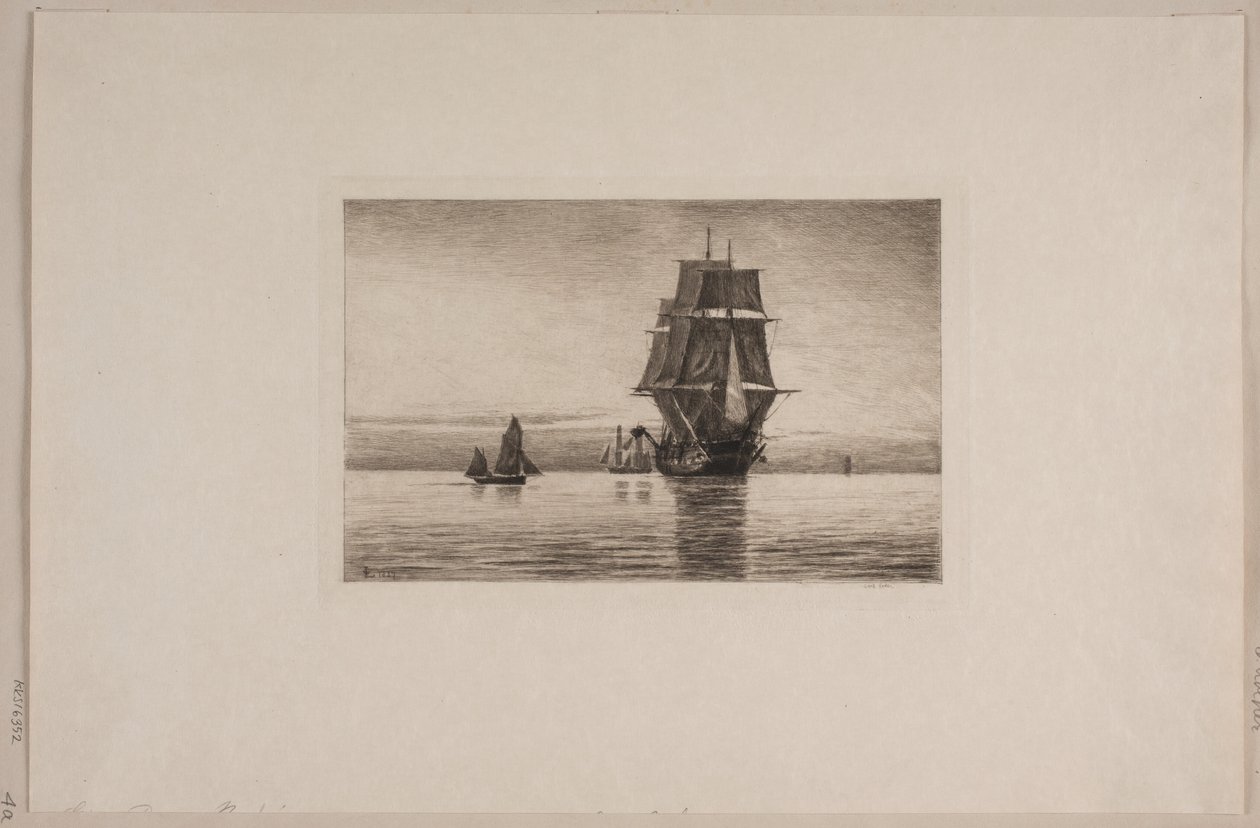 Quiet Evening in the North Sea by Carl Locher
