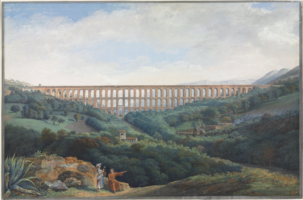 The Aqueducts at Caserta, 1789 by Carl Ludwig Hackert