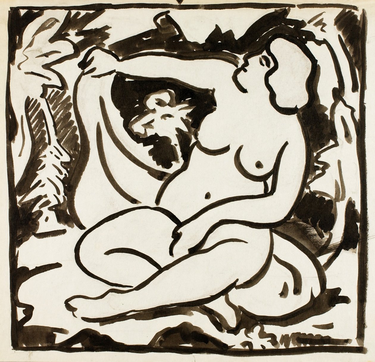 Reclining Nude by Carl Newman