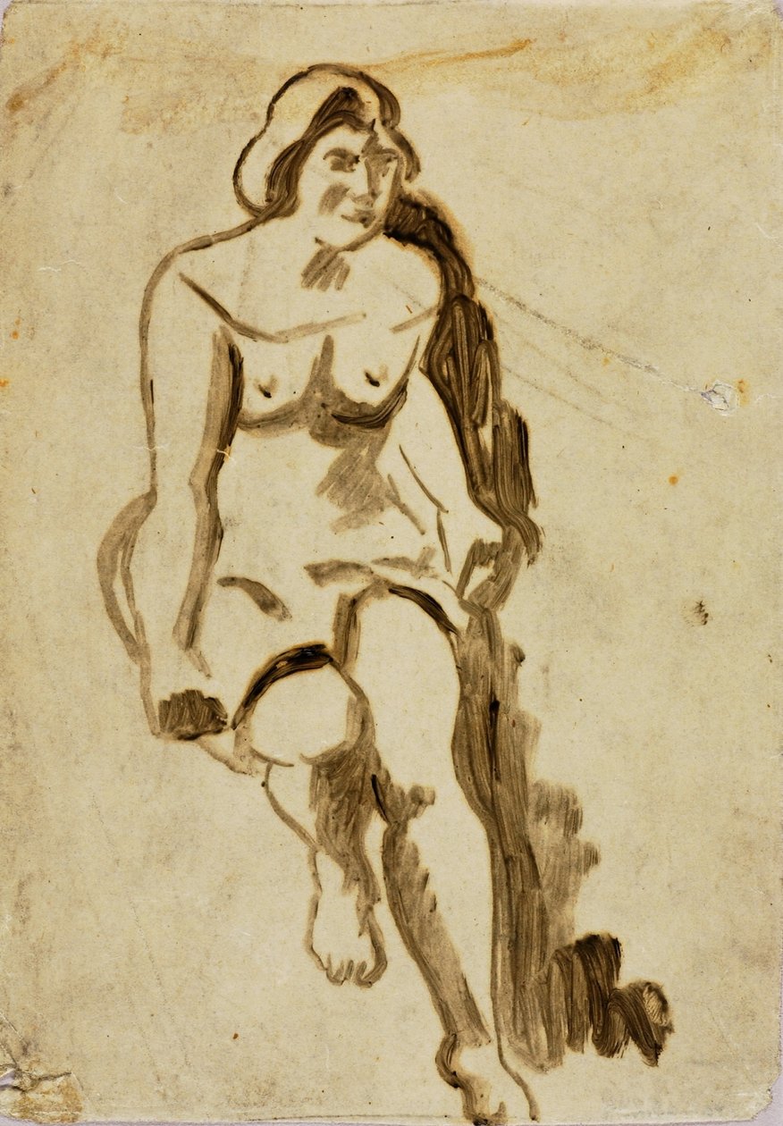 Seated Woman by Carl Newman