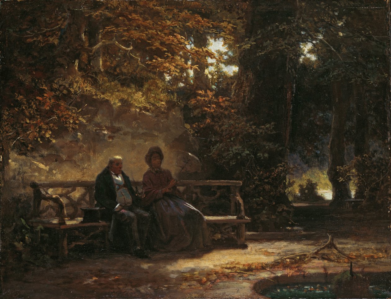 Resting Walkers by Carl Spitzweg