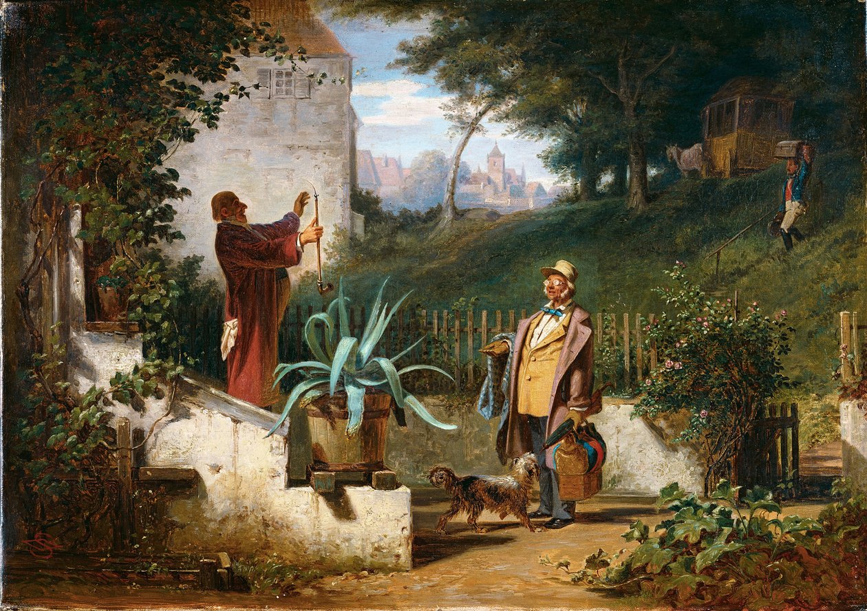 Childhood Friends by Carl Spitzweg