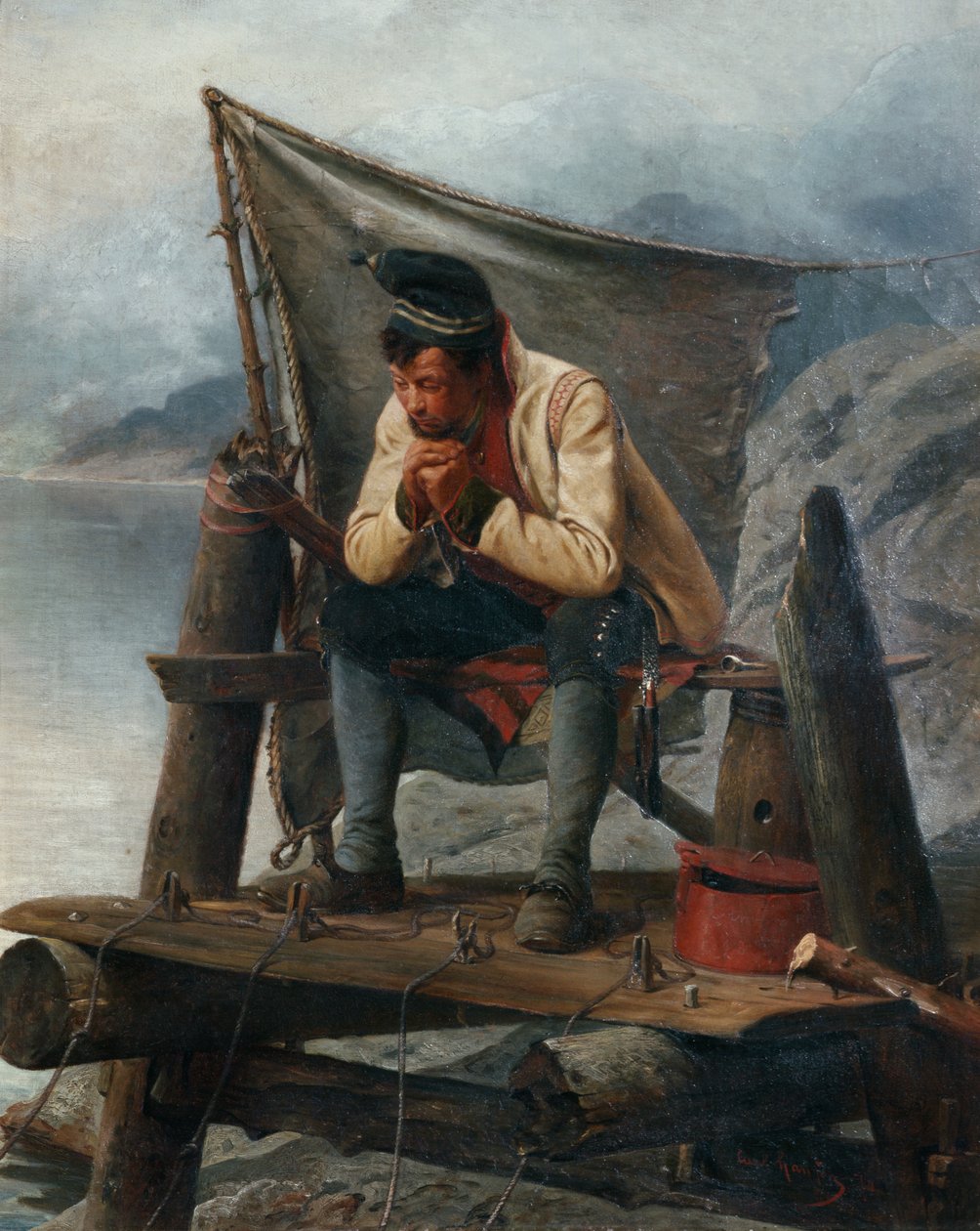 Rest on the Quay by Carl Sundt Hansen