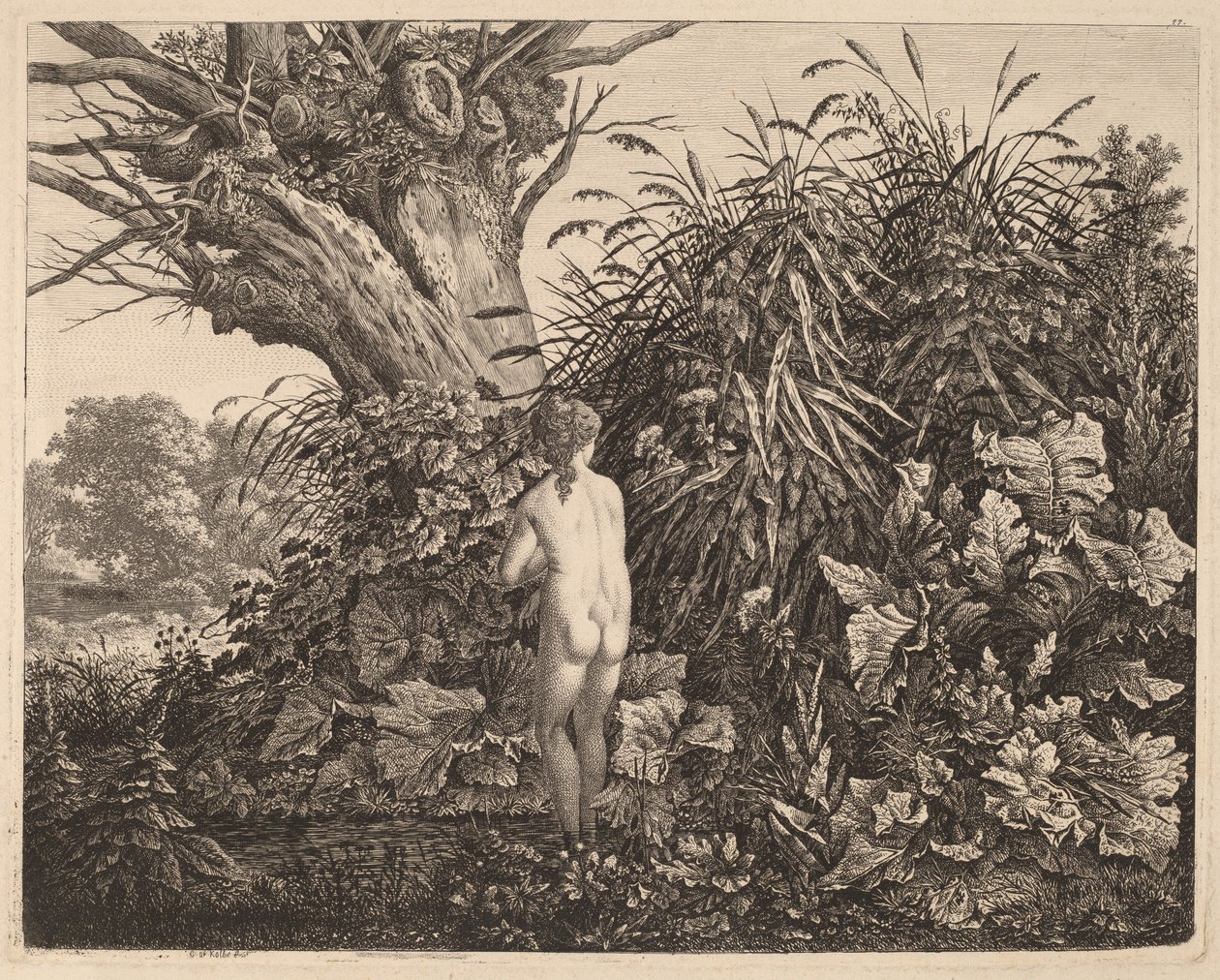 Bathing Maiden by Carl Wilhelm Kolbe