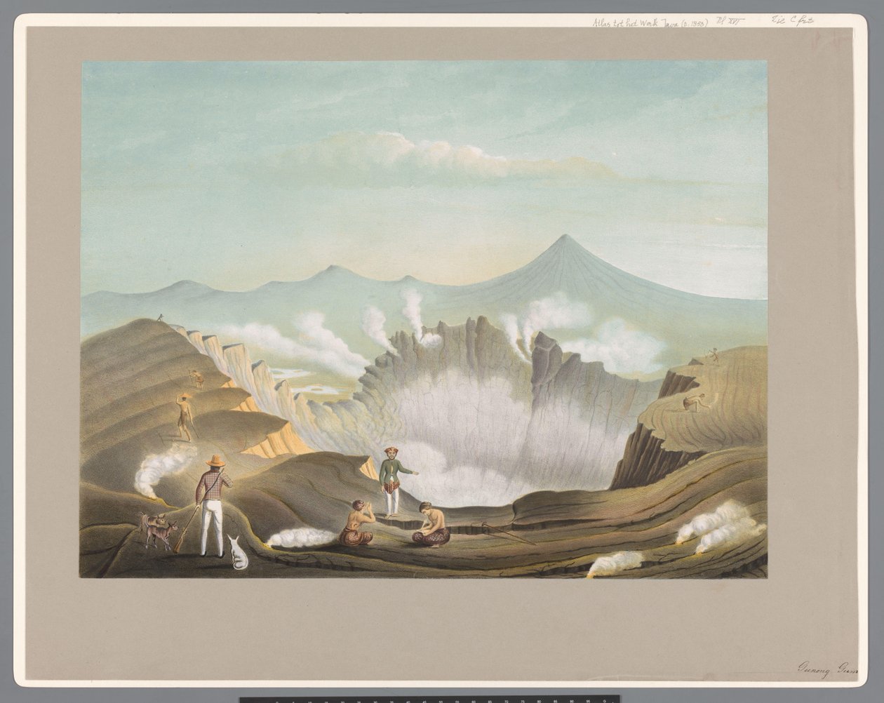 Mount Guntur in West Java by Carl Wilhelm Mieling (possibly)