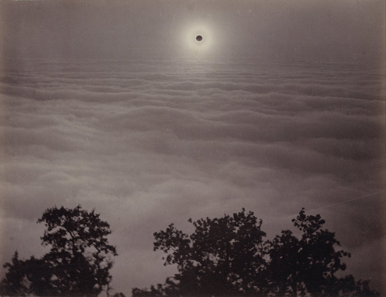 Solar Eclipse from Mount Santa Lucia by Carleton E. Watkins