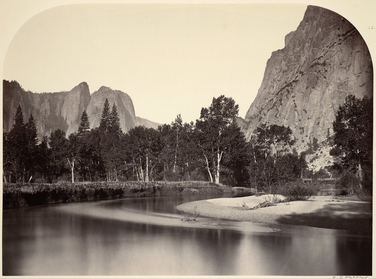 View from Camp Grove, Yosemite by Carleton E. Watkins