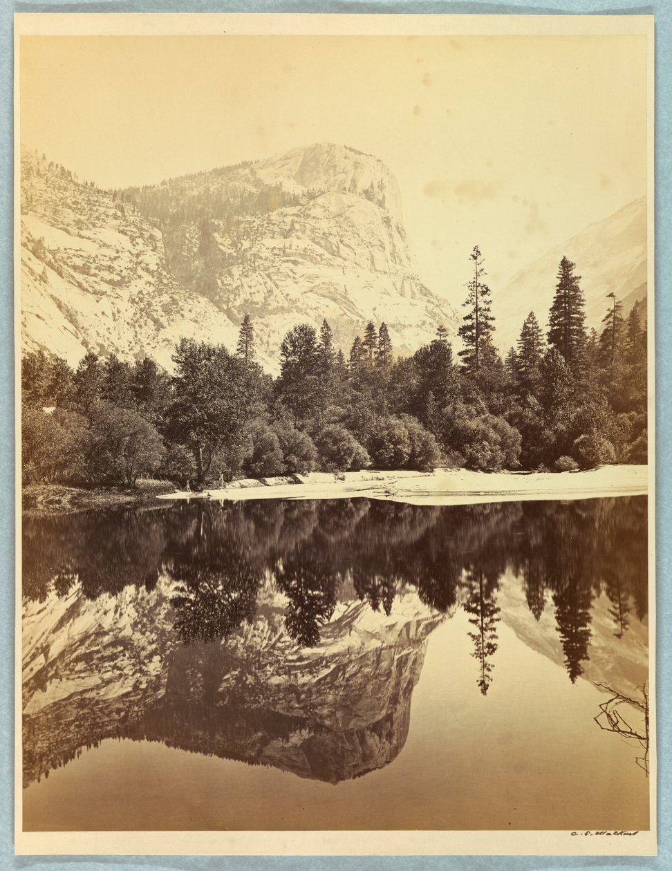 Mirror View, Mount Watkins by Carleton E. Watkins