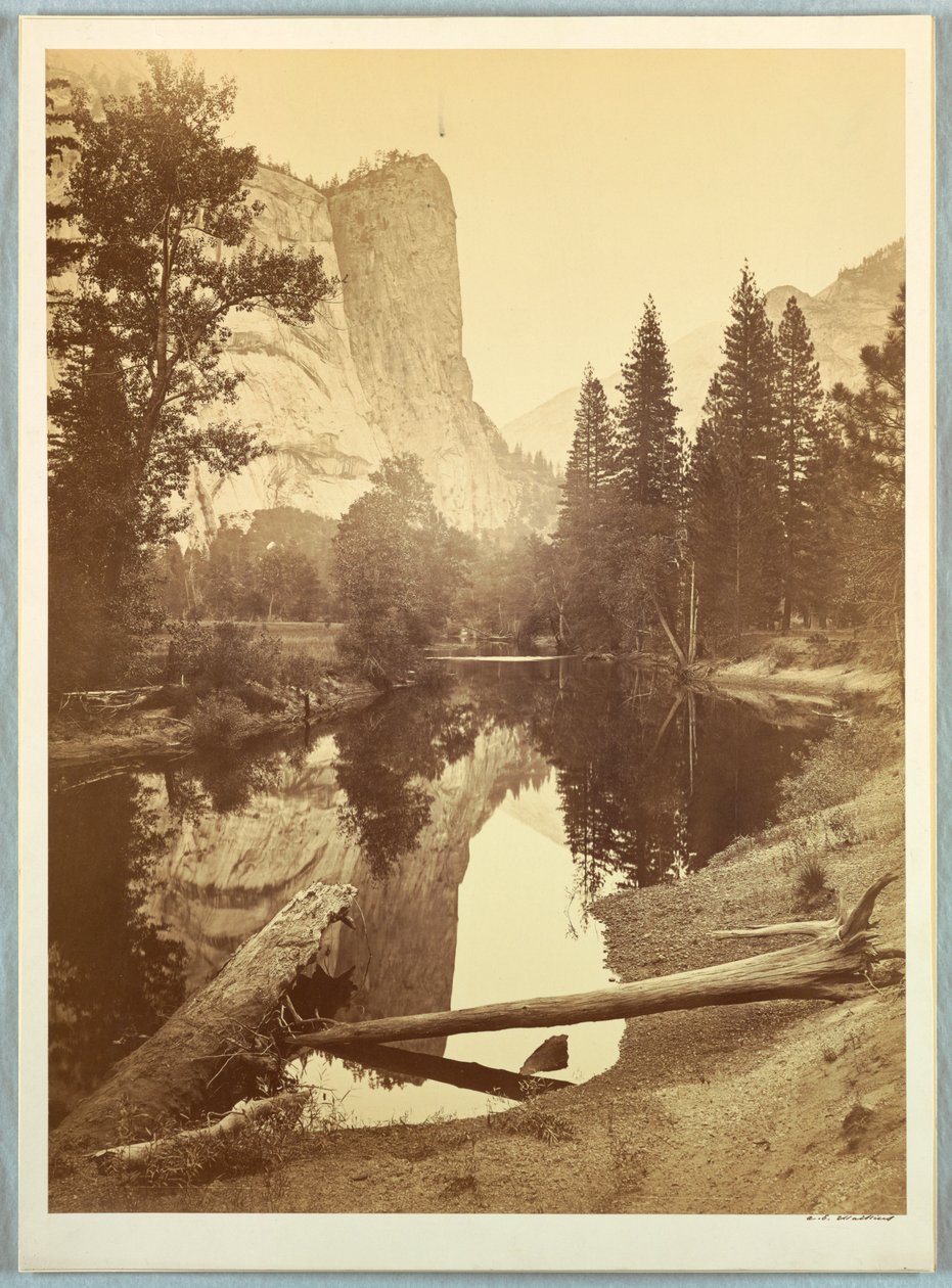 Washington Column, Yosemite by Carleton E. Watkins