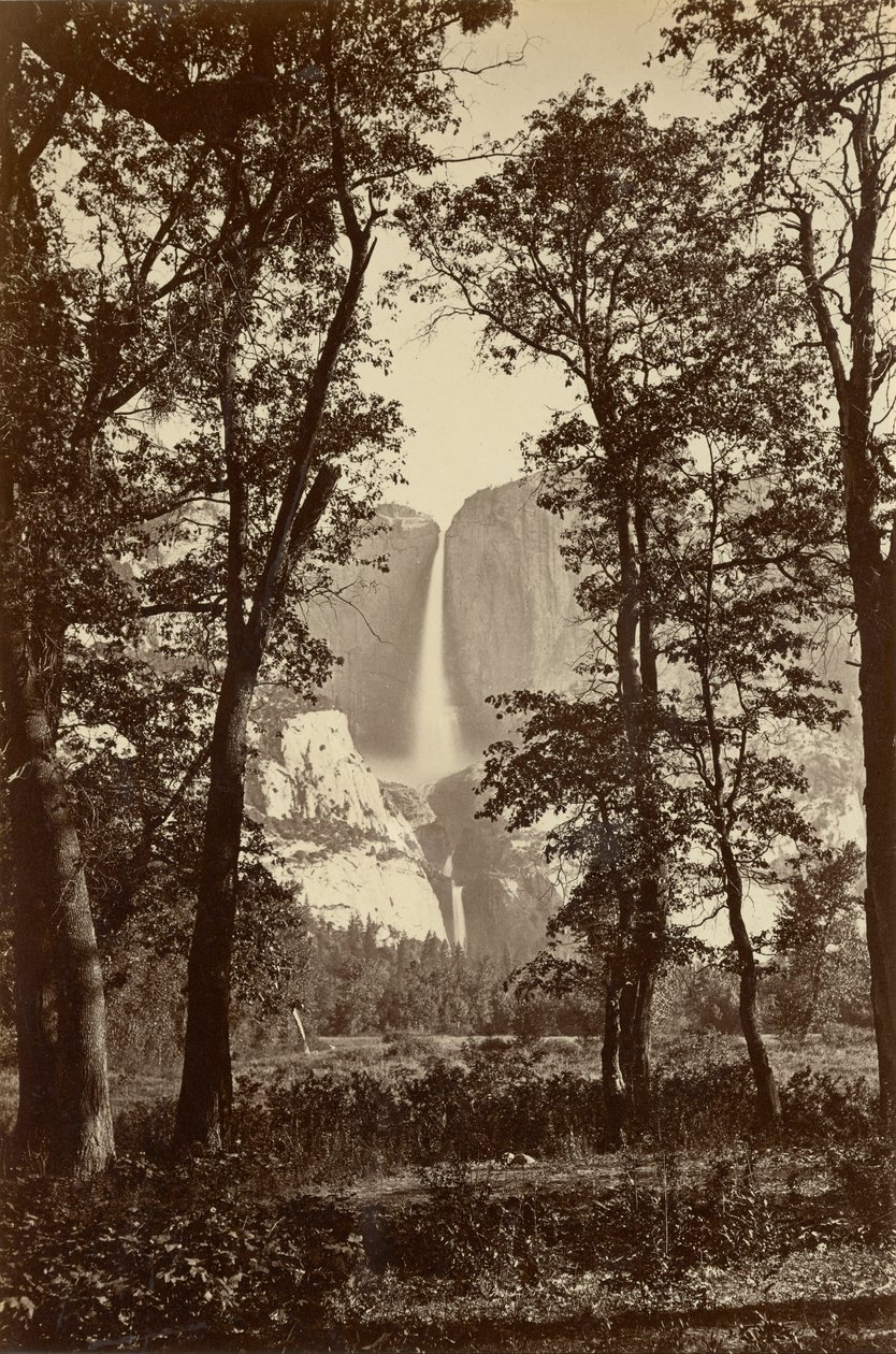 Yosemite Falls, 2634 ft. by Carleton E. Watkins