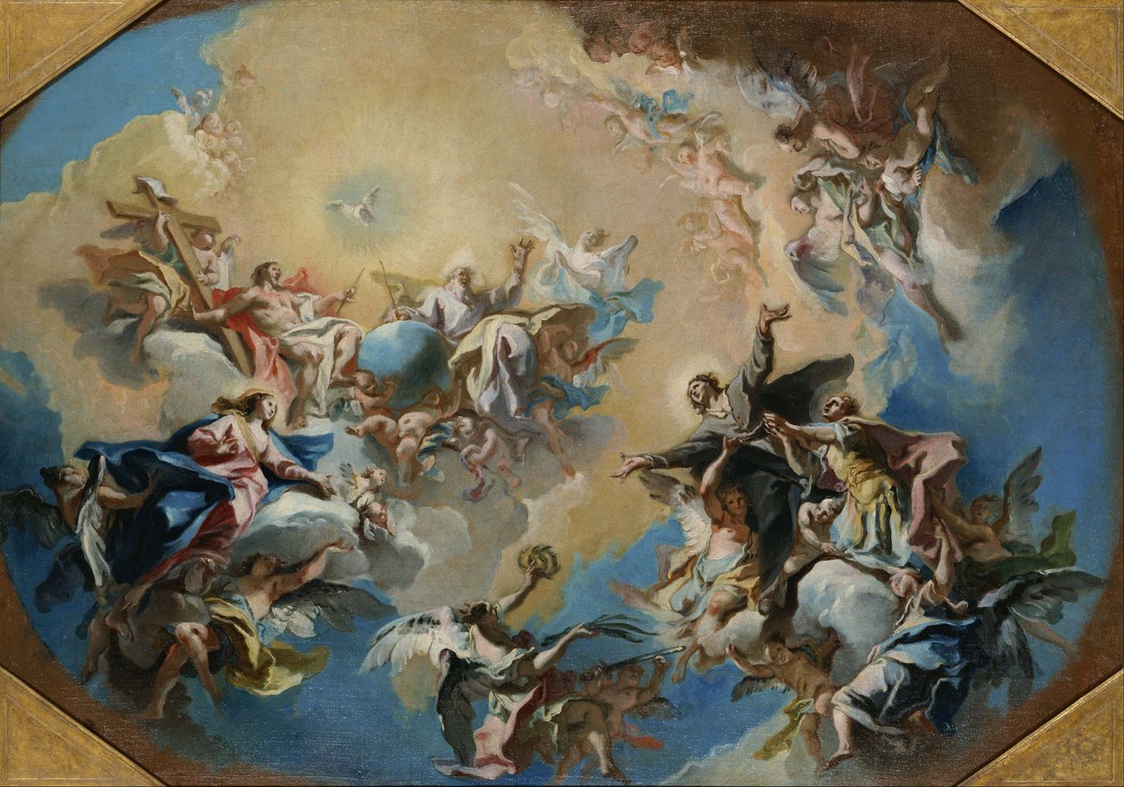 The Glorification of St. Felix and St. Adauctus by Carlo Innocenzo Carlone