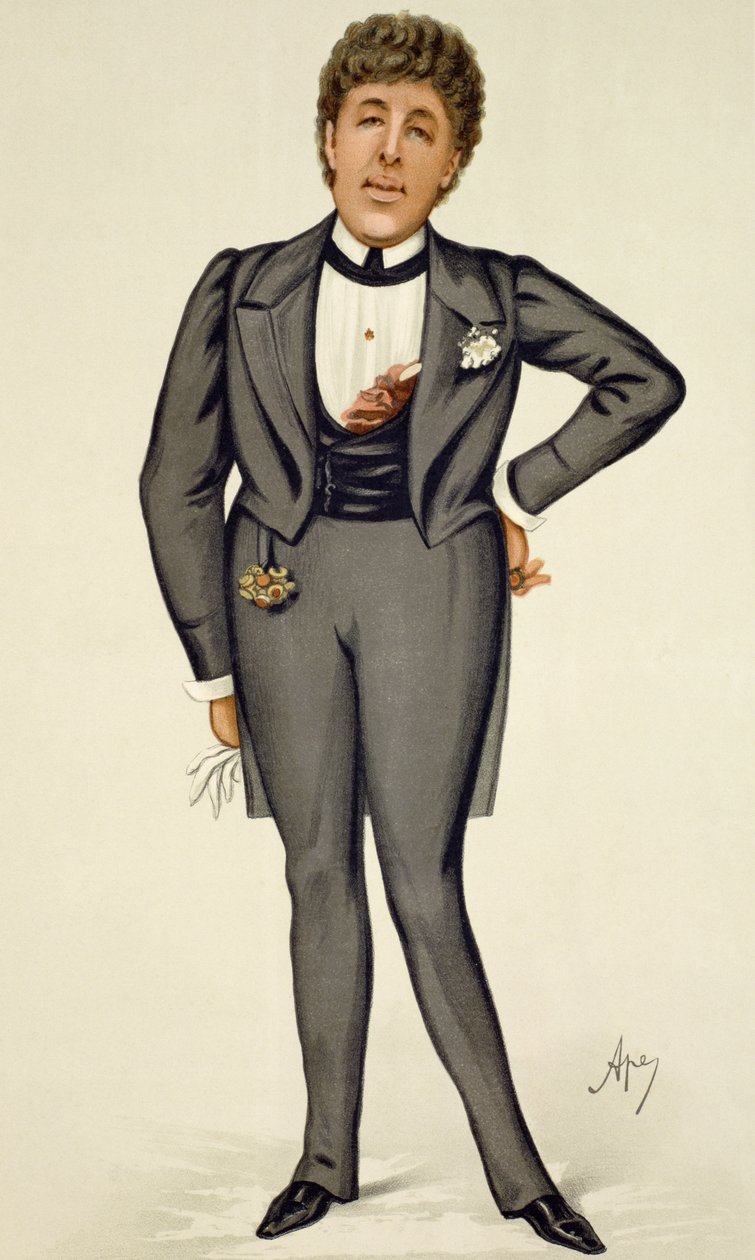 Oscar Wilde Cartoon from 