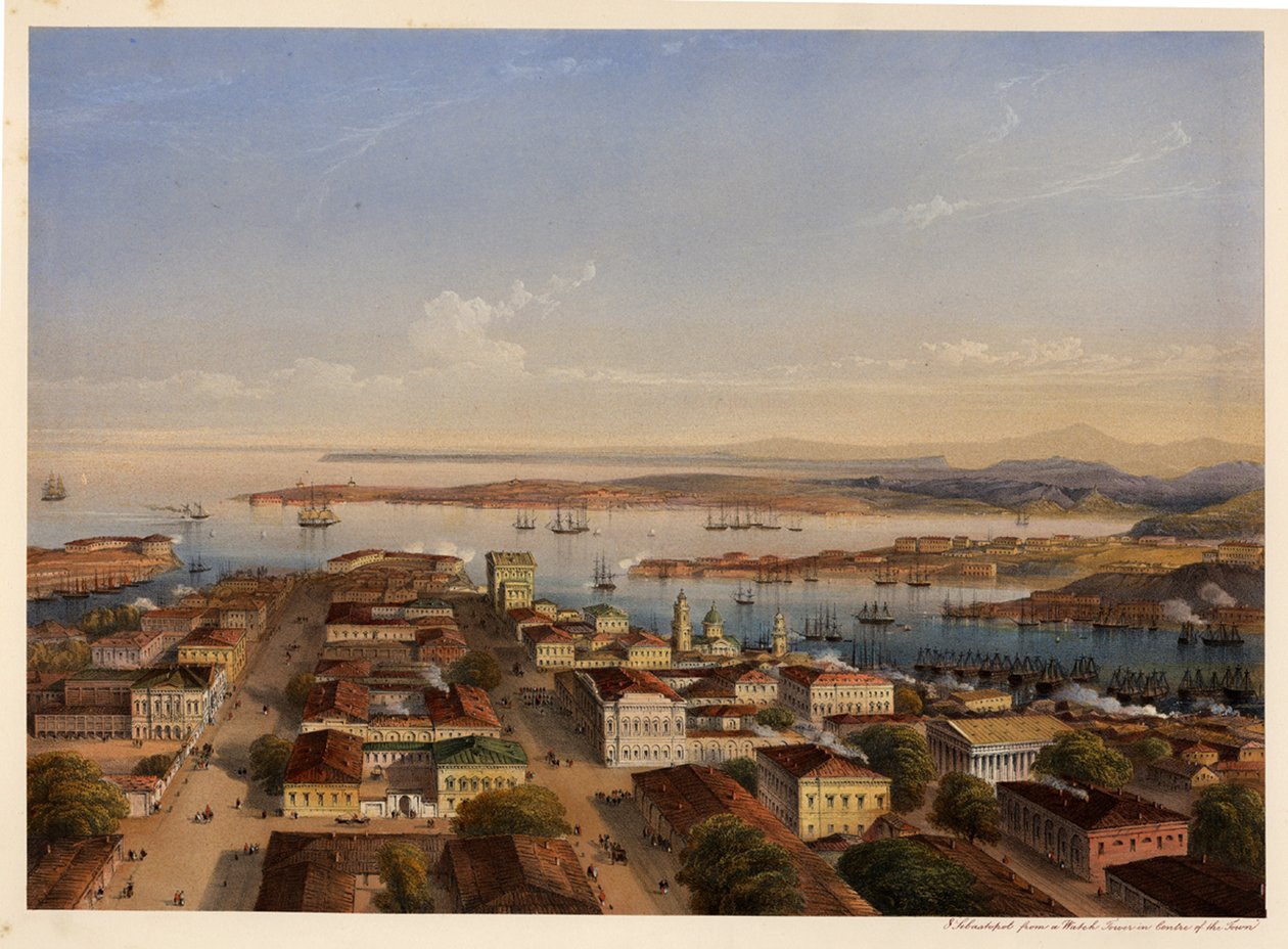 General View of Sevastopol by Carlo Bossoli
