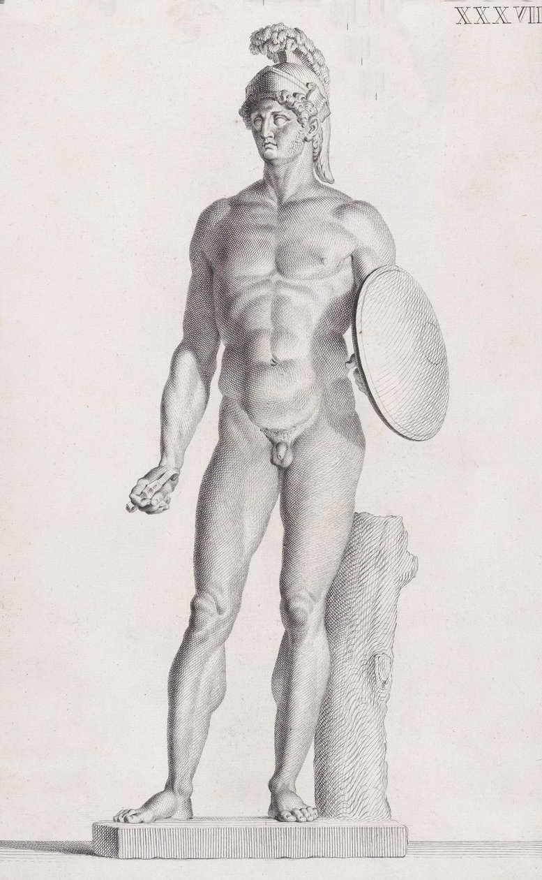 Statue of Mars, 1734 by Carlo Gregori