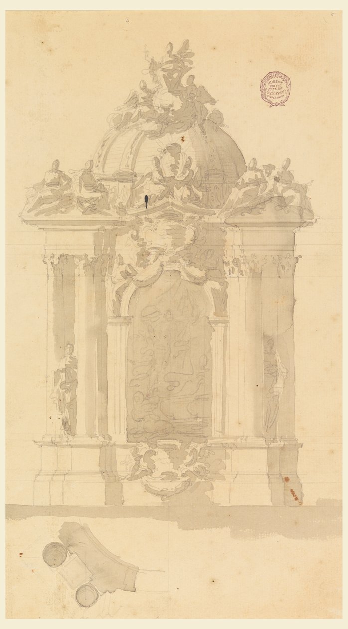 Design for an Altar by Carlo Marchionni