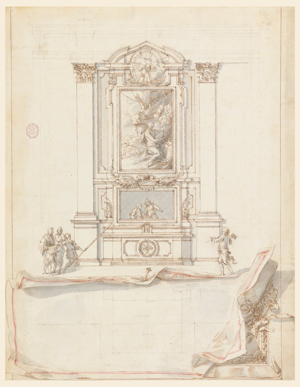 Design for an Altar by Carlo Marchionni