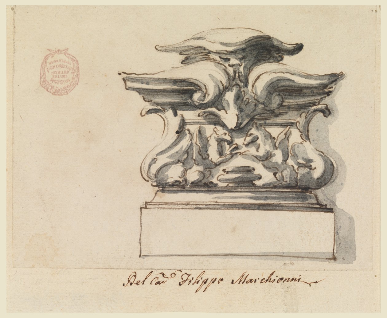 Design for an Ornament by Carlo Marchionni